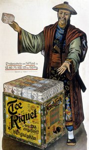 Publicidad para té chino Riquet - finales del siglo XIX