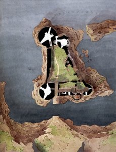 Vista aérea de la isla de Yeu (Ile-d