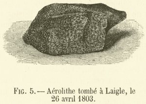 Aerolito caído en Laigle, el 26 de abril de 1803