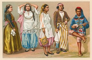 Traje africano de French School