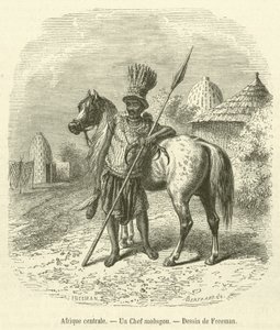 África central, un jefe mousgou de French School