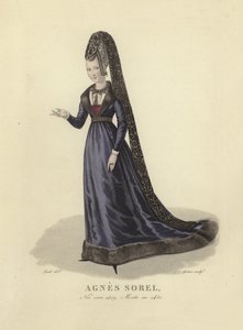 Agnès Sorel, amante del rey Carlos VII de Francia