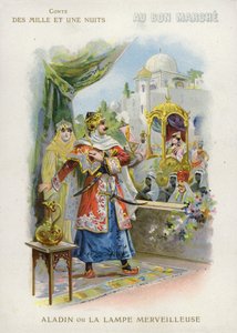 Aladino y la lámpara mágica de French School