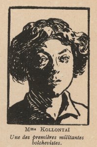 Alexandra Kollontai, revolucionaria marxista y diplomática rusa (lito)