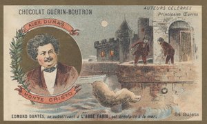Alexandre Dumas (1802-1870), escritor francés, autor de “El Conde de Montecristo”, novela (1845-1846)