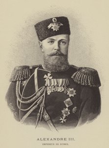 Alejandro III, Emperador de Rusia de French School