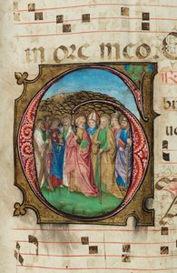 Todos los Santos, Gradual, f.85 de French School