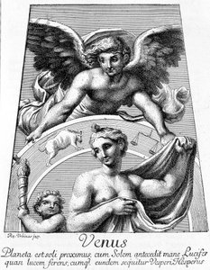 Alegoría del planeta Venus - en "Las tierras del cielo" de Camille Flammarion, ed. Marpon & Flammarion, París