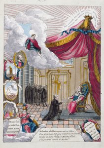 Alegoría del Informe Presentado a Luis XVI (1754-93) por Jacques Necker (1732-1804) en 1781 de French School