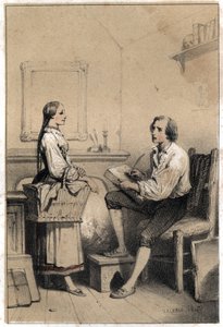 Alois Senefelder (o Aloysius o Aloys) o Johann Nepomuk Franz Aloys (1771-1834), poeta y grabador checo, se queda sin una hoja de papel en un momento de ira y desesperación que lo llevó a arrojar todo al fuego, escribió la nota de la lavandería