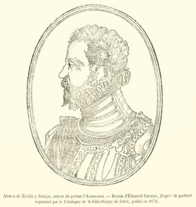Alonso de Ercilla y Zúñiga, autor del poema La Araucana de French School