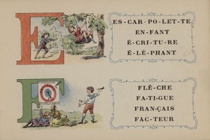 Alfabeto De La Phosphatine Falieres de French School