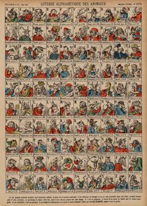 Lotería alfabética de animales de French School
