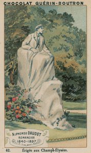 Alphonse Daudet, Novelista, 1840-1897, Erigida en los Campos Elíseos