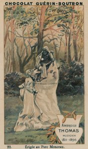 Ambroise Thomas, Músico, 1811-1896, Erigida en el Parque Monceau de French School