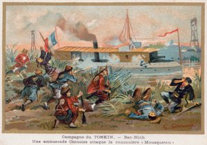 Emboscada a un Barco Francés en Bac-Ninh