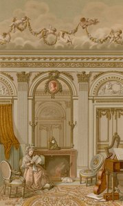 Un interior en el reinado de Luis XVI de French School