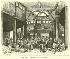 Antiguo mercado de mantequilla de French School