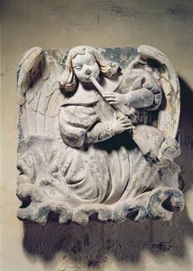 Ángel músico (bajorrelieve)