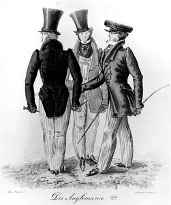 Anglómanos, c. 1830 de French School