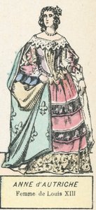 Ana de Austria, Esposa de Luis XIII de French School