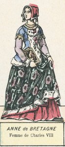 Ana de Bretaña, Esposa de Carlos VIII de French School
