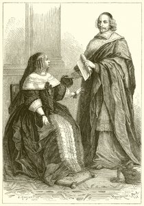 Ana de Austria y el Cardenal Mazarino