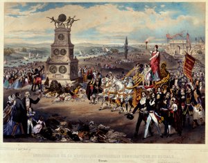 Aniversario de la República Democrática y Social: Triunfo de La República de French School