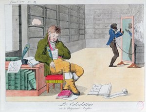 Caricatura anti inglesa, c.1803 de French School