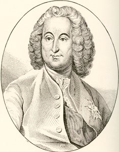 Antoine-Louis Rouillé, conde de Jouy-en-Josas, 1689-1761. Estadista francés. De Les Heures Libres publicado en 1908 de French School