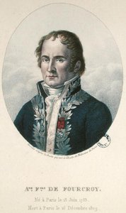 Antoine Francois de Fourcroy (1755-1809) (grabado en color) de French School