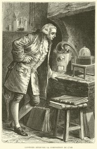 Antoine Lavoisier descubre la composición del aire de French School
