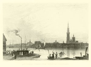 Amberes desde la Tête de Flandre de French School