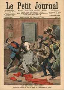Apaches divirtiéndose, ilustración de 