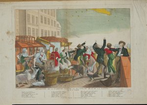 Aparición del Gran Cometa en 1811 de French School