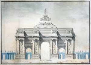 Arco de Triunfo, c.1810 de French School