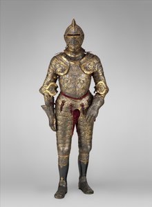 Armadura de Enrique II, Rey de Francia (reinó 1547-59), c.1555 de French School