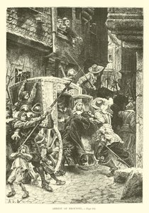 Arresto de Broussel de French School