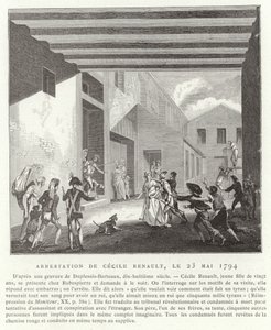 Arresto de Cécile Renault, París, 23 de mayo de 1794