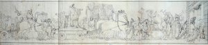 Llegada a París de objetos conquistados por el ejército francés en Italia. El saqueo de obras de arte fue el propósito de las expediciones de Dominique Vivant Denon bajo las órdenes del Cónsul Napoleón Bonaparte para el Museo Napoleón (ahora el Museo del L de French School