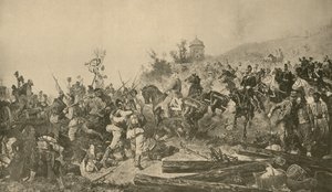 Llegada de tropas bávaras ante París, Guerra Franco-Prusiana, septiembre de 1870