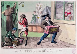 Artistas del siglo XVIII de French School