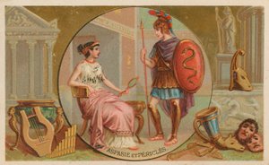 Aspasia y Pericles de French School