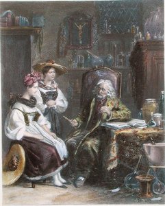 En el médico rural, c.1840 de French School