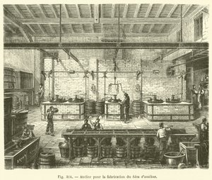 Taller para la fabricación del azul de anilina de French School