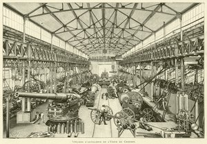 Talleres de artillería de la Fábrica de Creusot de French School