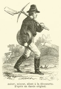 Aubert, minero, yendo al descubrimiento de French School