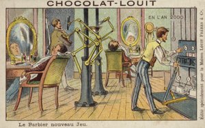 Barbería automatizada en el año 2000