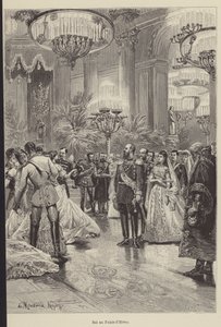 Baile en el Palacio de Invierno de French School