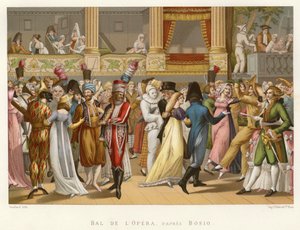 Baile de ópera, según Bosio (cromolito) de French School